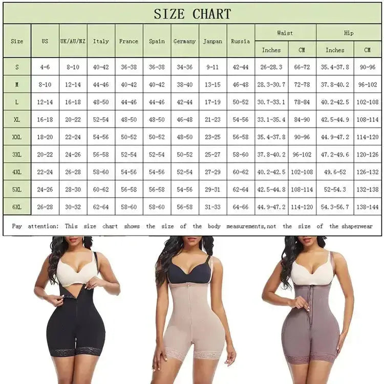 Shaper™ Ladies Full Body Shaper – Tummy Control Curve Enhancer Bodysuit