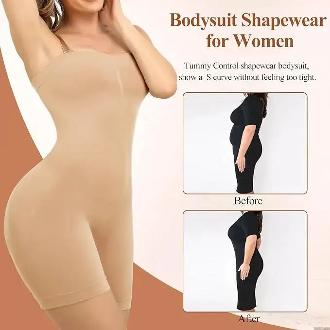 Shaper™ Ladies Full Body Shaper – Strapless Seamless Bodysuit