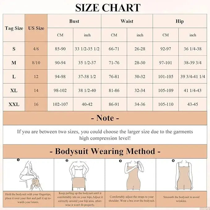 Shaper™ Ladies Full Body Shaper – Strapless Seamless Bodysuit