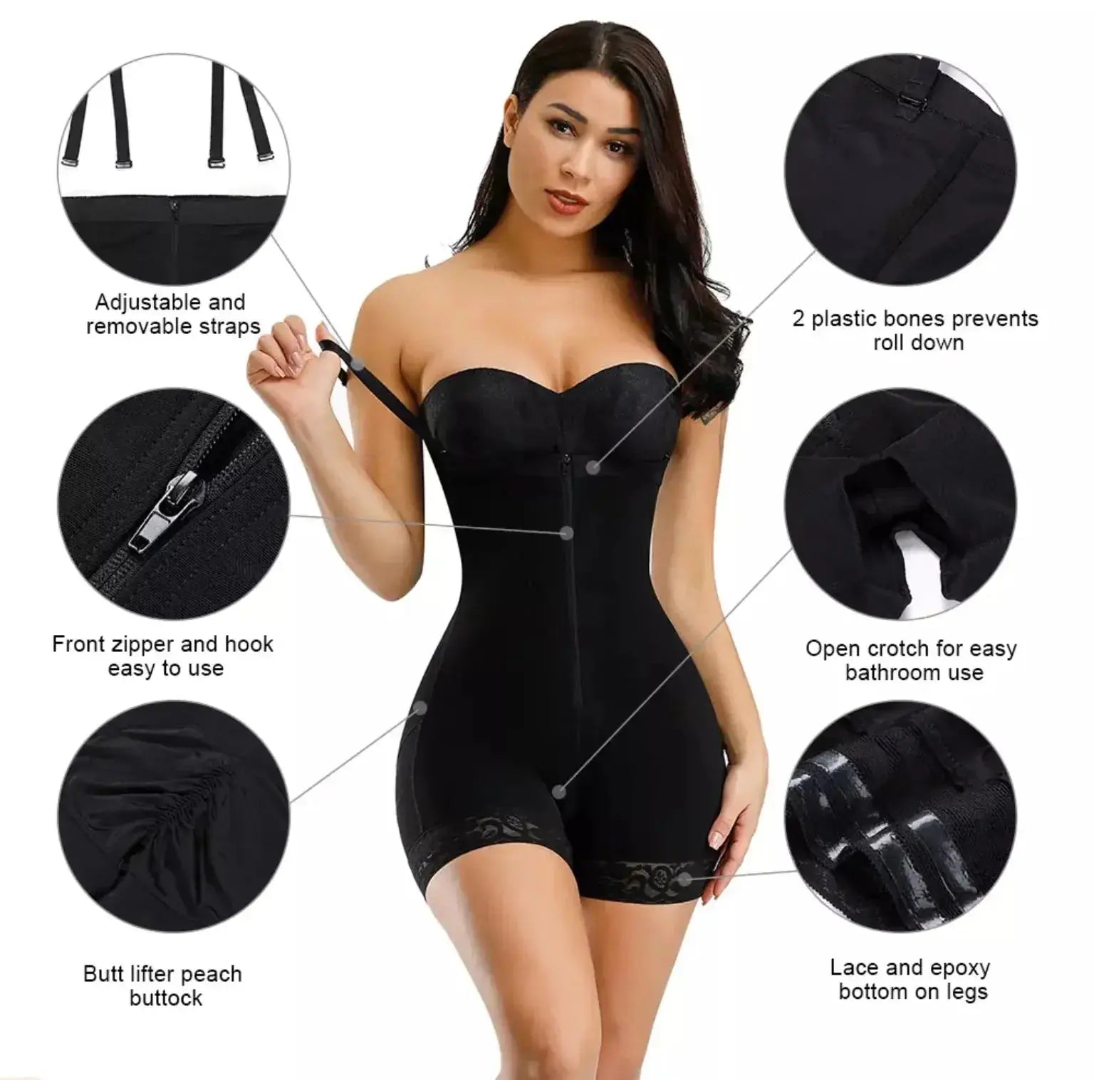Shaper™ Ladies Full Body Shaper – Tummy Control Curve Enhancer Bodysuit
