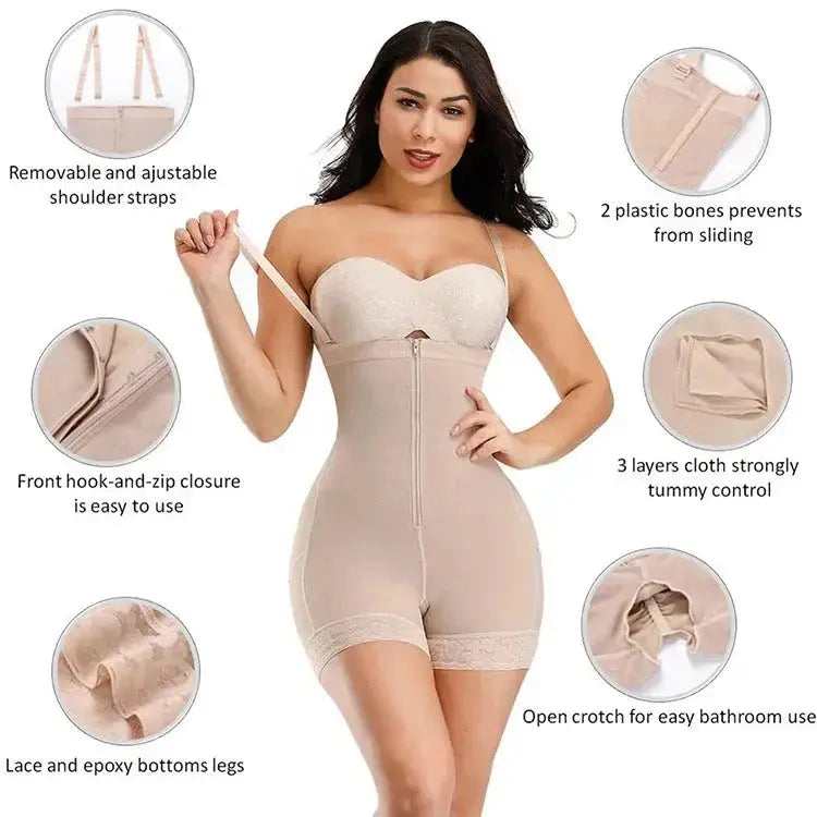 Shaper™ Ladies Full Body Shaper – Tummy Control Curve Enhancer Bodysuit