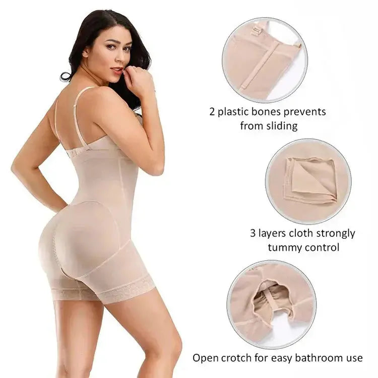 Shaper™ Ladies Full Body Shaper – Tummy Control Curve Enhancer Bodysuit