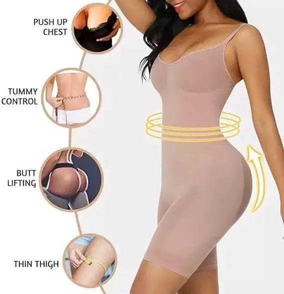 Seamless Body Shaper Bodysuit – Shaper™ Tummy Control Shapewear