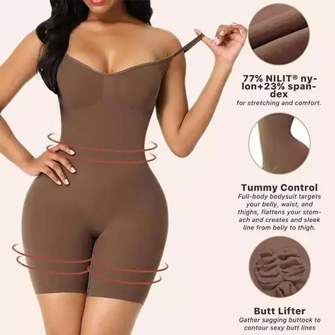 Seamless Body Shaper Bodysuit – Shaper™ Tummy Control Shapewear