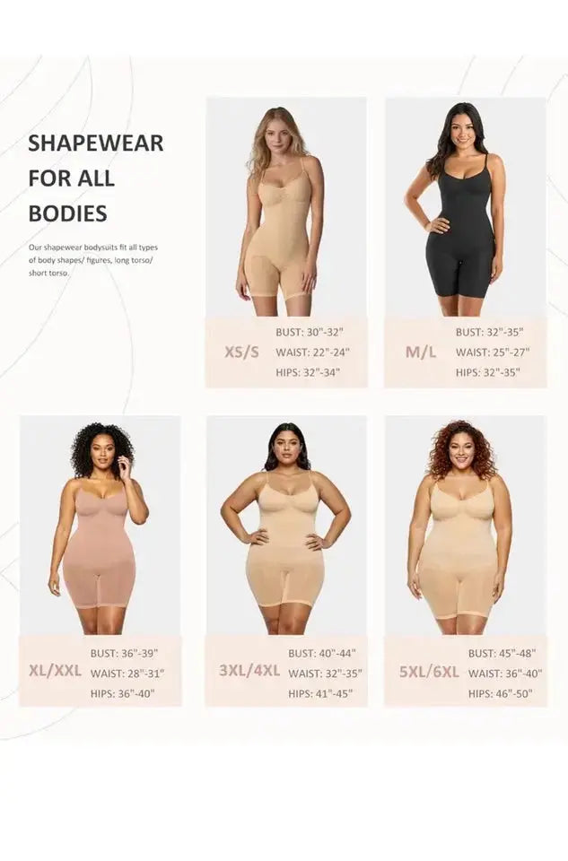 Seamless Body Shaper Bodysuit – Shaper™ Tummy Control Shapewear