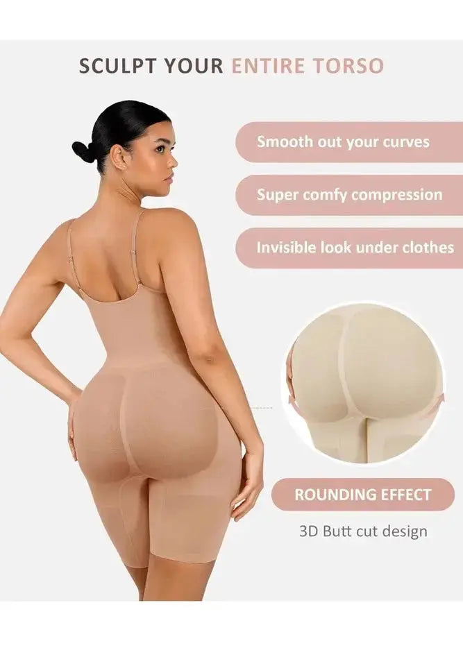 Seamless Body Shaper Bodysuit – Shaper™ Tummy Control Shapewear