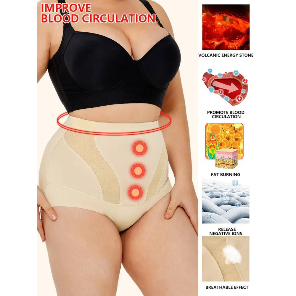Womens Tummy Control High Waist Mesh Body Shaper