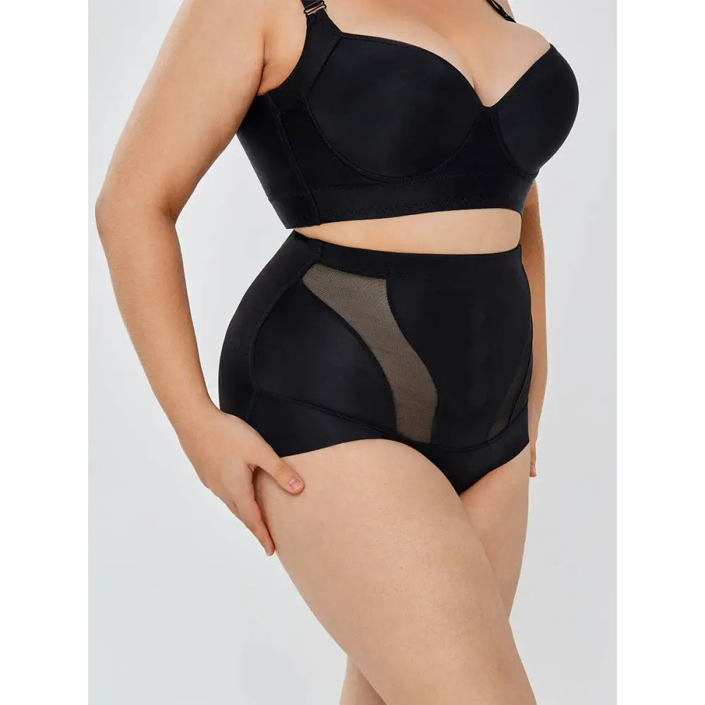 Womens Tummy Control High Waist Mesh Body Shaper